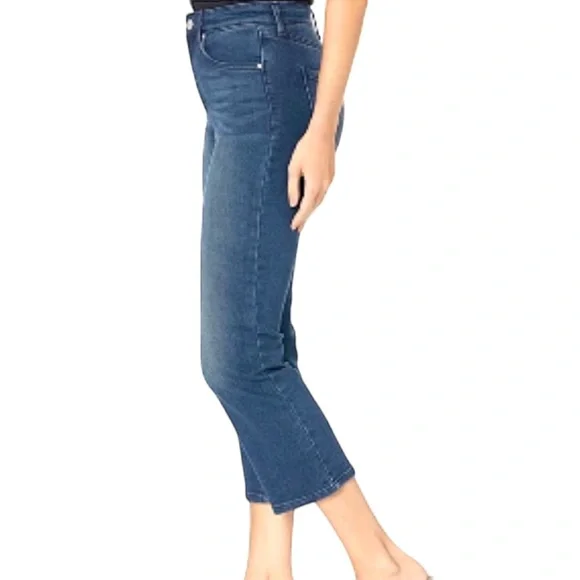 William Rast super high rise flare cropped jeans 25 NWT - Picture 2 of 9